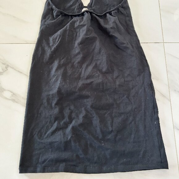 Black Halter Cut-Out Motel Rocks Mini Dress - Picture 2 of 2